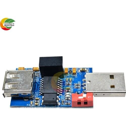 Ziqqucu Compatible With USB 2.0 1500V USB to USB Isolator Board Protection Isolation ADUM4160 ADUM3160 Module