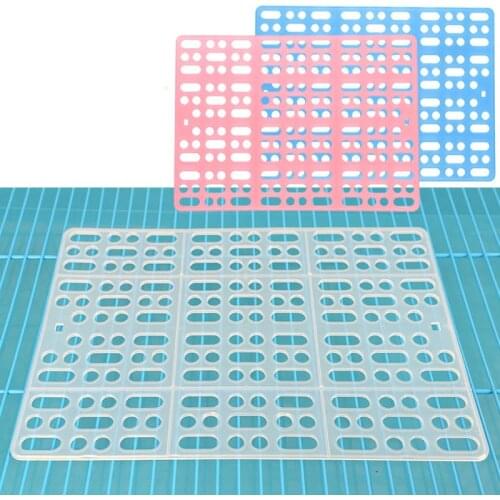 1pc 34.5*25cm Rabbit Guinea Pig Totoro Cage Health Mat Professional Small Pet Hollow Prevent Dermatitis Easy Clean Nest Pad