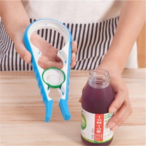 1 piece Large 4 in 1 Plastic Multifunction Easy to Open Jar Bottle Manual Openers Home Kitchen Useful Multipurpose Utensil