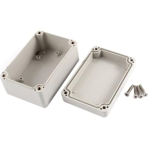 1 PC 100x68x50mm Plastic Electronic Project Box Gray DIY Enclosure Instrument Case Electrical Supplies P0.05