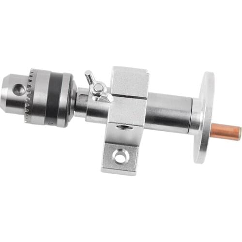 1Pc Live Lathe Center Head With Chuck DIY Accessories For Mini Lathe Machine Revolving Lathe Centre Woodworking Tool