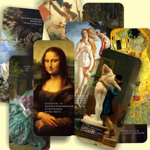 10Pcs/Set World Famous Painting Bookmark Mona Lisa Girl With a Pearl Earring Bookmarks Book Holder Gift Stationery