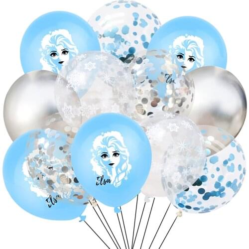 Frozen 2 Latex Balloon Birthday Party Decorations Children Toys Anna Elsa Princess Kids Birthday Girl Party Suppies