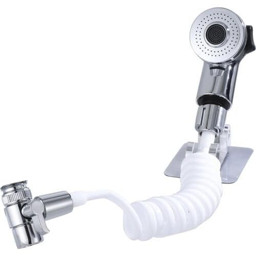 4pcs Shower Second Gear to Adjust Water Separator Faucets External Fittings Sink Connector Face Basin Water Tap Shower