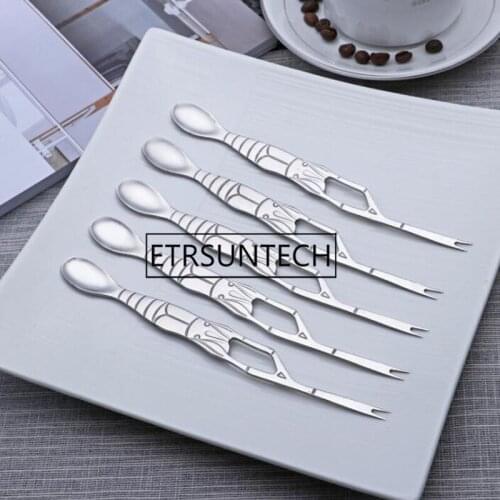 50pcs Stainless steel claws to eat crab tool seafood lobster crab pin stripping fork spoon fruit forks