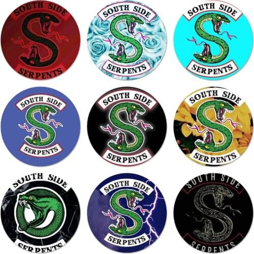 58mm Riverdale Southside Serpents logo Badge Brooch Pin Accessories For Clothes Backpack Decoration gift