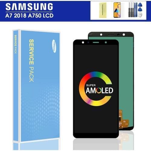 6.0'' Original Phones Display For Samsung Galaxy A7 2018 A750 SM-A750F A750F LCDs Touch Screen Digitizer Assembly Replacement