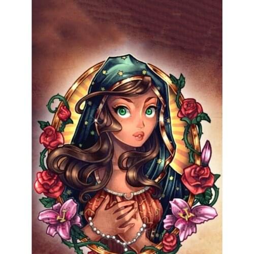 5D DIY Full Drill Diamond Painting Disney Cartoon Princess Diamond Mosaic Embroidery Cross Stitch Handmade Kits Home Decor Gift