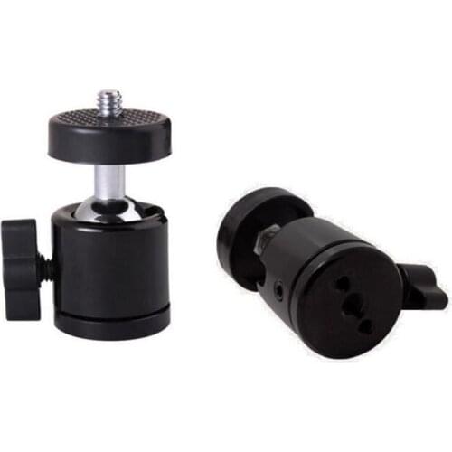Aluminum 360 Swivel Ball Tripod Head 1/4" Screw Mount for DSLR camera Flexible Mini Tripod Ball Head Stand