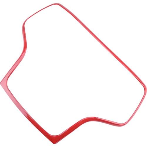 Car ABS Red Console Navigation AC Panel Cover Trim Fit for Jeep Grand Cherokee 2014 2015 2016 2017 2018 2019 2020