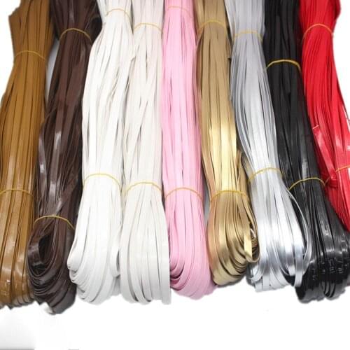 5 meters 5/8/10/15/20mm Shiny PU Leather Bracelet Findings Round Jewelry Cord String Rope DIY Necklace Bracelet Making