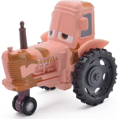 Disney Pixar Cars 2 Chewall Calf Tractor 1:55 Diecast Metar Alloy Children Toy Model Popular With Christmas Birthday Boys Gifts