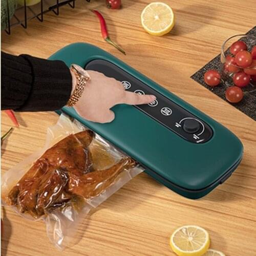 Home Kitchen Vacuum Food Sealer Automatic Commercial Household Food Vacuum Sealer Packaging Machine EU Plug 220V