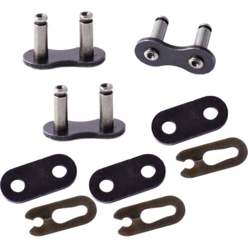 DWCX 3 Set 415 Chain Master Link Set Kit Fit for 80cc 2 Stroke Motorized Bicycle Bike For Harley Bobber Yamaha Kawasaki Suzuki