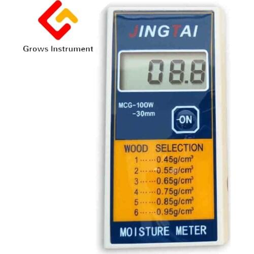 MCG-100W Wood Moisture Analyzer Content Test Solid Floor Tester Flour Sawdust Electrical high Sensitivity LCD Liquid Crystal