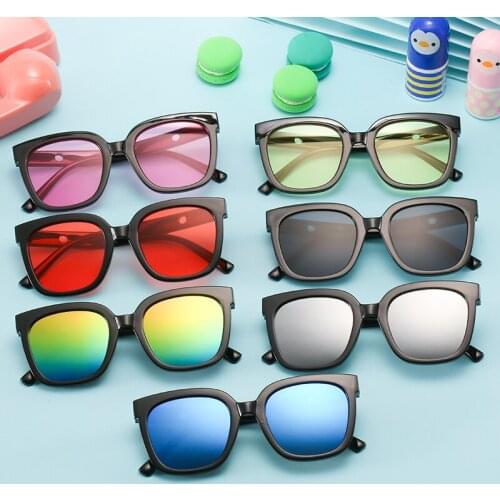 Square Kids Sunglasses Boys Fashion Girls Sun Glasses Glasses Gift for Children Baby Fashion Brand Eyewear Classic Shades gafas