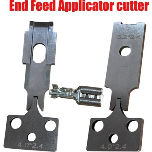 1SET Customized End Feed Terminal Crimping Applicator Blade and End Feed Cutter for Crimping Machine Mould