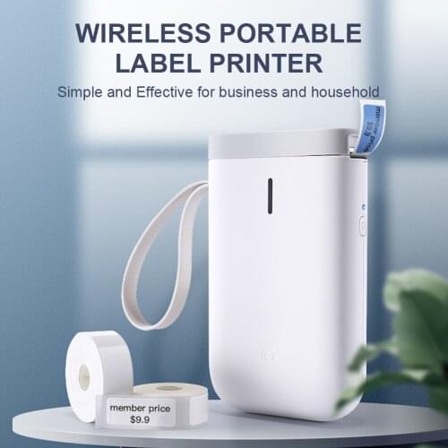 Mini Name Price Sticker Tag Printer Maker With Color Paper Stickers Label Maker Mini Pocket Thermal Label Printer