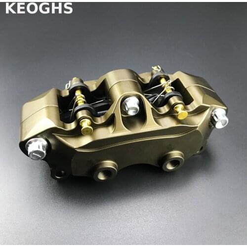 Motorcycle Rear Brake Caliper Axial Billet 2-pieces 30/34mm Dual Inlet 108mm For Honda Yamaha Kawasaki Suzuki