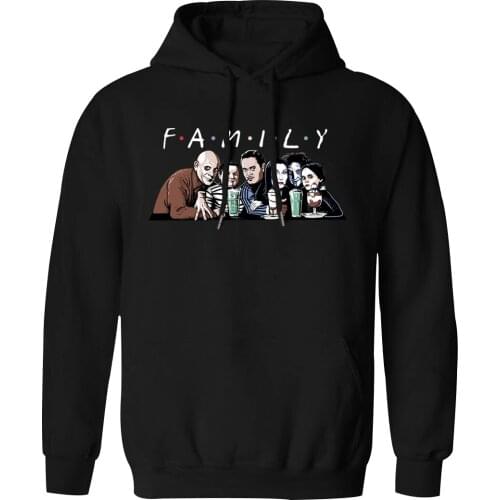 Family Print Mens Hooded Casual Harajuku Sweatshirts and Hoodie Leisure Hip Hop Clothing Tops 2020 New Arrival Tracksuits Homme