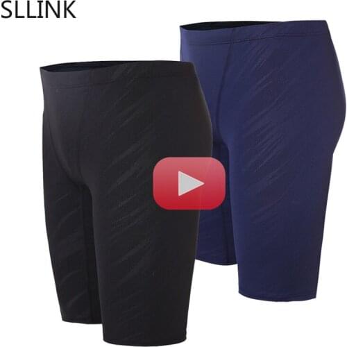 Lasting Chlorine-resistant Swimming Trunks For Men Professional Swimming Shorts Mens Swimwear Beach Surf Badehosen Herren