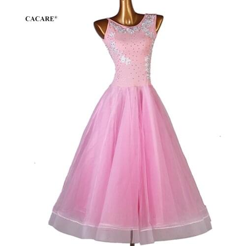 NEW Ballroom Dress Dance Competition Dresses Standard Tango Waltz Modern Costume Women Flamenco Customize D1016 Big Hem