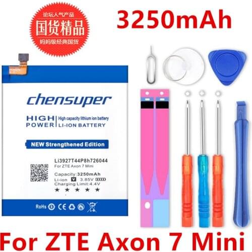New Li3927T44P8H726044 Battery For ZTE Axon 7 Mini 5.2inch Battery 3250mah With Small gifts