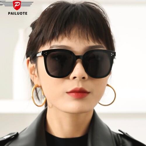 Classic Black Fashion Sunglasses Women Summer 2021 Vintage Shades Brand Designer Travel Oversize Decorative Glasses for Female