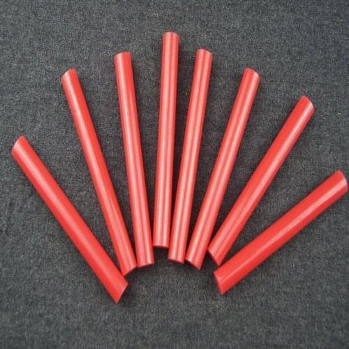 Hot Melt Glue Stick Bright Red Lacquer Wax Christmas Valentines Day Wine Bottle Cap Painting Gift Box Seal 11*100mm*25PCS