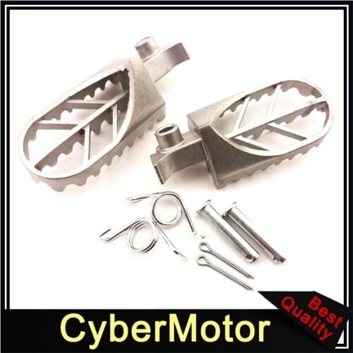 Motorcycle Stainless Steel Footpegs Foot Rest Pegs For CRF50 XR50 XRF70 CRF70 Pit Dirt Motor Trail Bike Motocross
