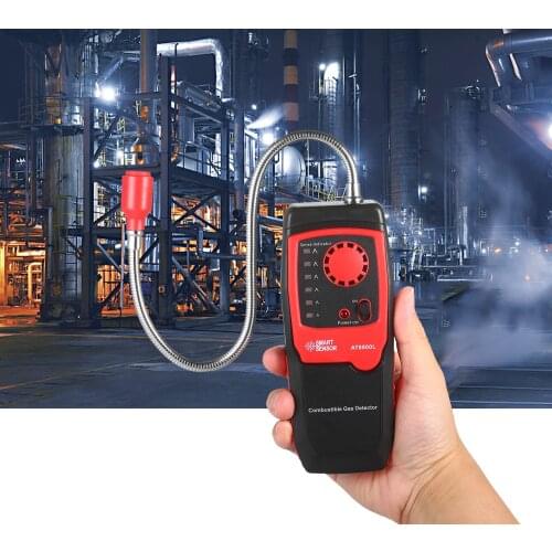 Portable Gas Detector Propane Methane and Natural Combustible Gas Leak Detector Tester Meter with Sensitive Sound Light Alarm