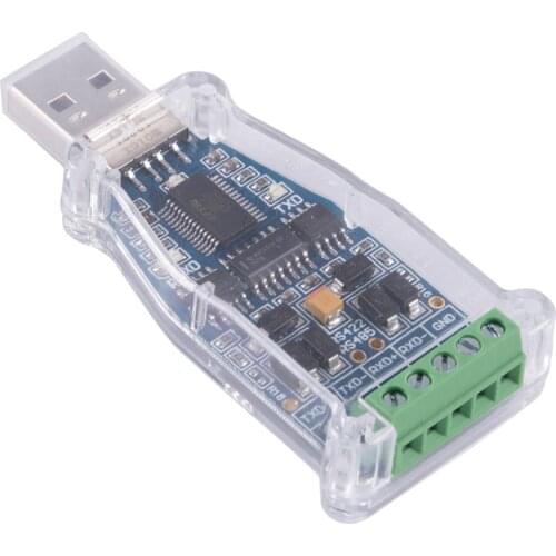 USB to RS485 RS422 Serial Adapter FTDI Chip USB to 6Pin Terminal Block Converter Support Win XP Win 7 Win 8 Win10 Mac Android