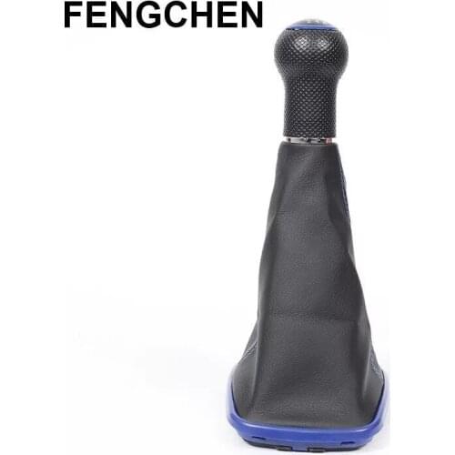 12mm 5 / 6 Speed Car Gear Shift Knob Lever Shifter Gaitor Boot For Volkswagen VW 1999-2004 Golf 4 IV MK4 GTI R32 Bora Jetta MT