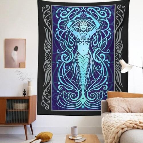 Tarot goddess tapestry Divination home decoration witchcraft tapestry goddess wall decoration Hippie Bohemian decorative sofa