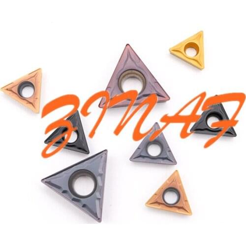 10pcs TCMT110204 TCMT110208 Carbide insert for External Turning Tool metal lathe TCMT16T304 CNC turning insert Cutting tool