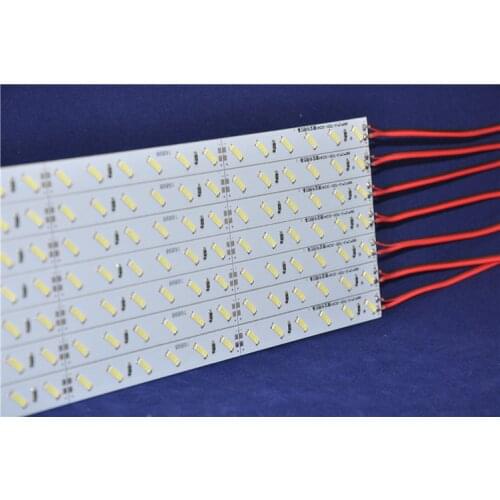 100pcs Ultra Bright Led Bar Light DC24V 72 SMD 7020 20W/M Hard Rigid Led Strip Showcase Home Party Shop Lamp Ultra Slim 100cm
