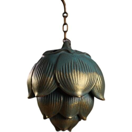 1Pc Retro Alloy Incense Lotus Censer Bronze/Copper Home Desk Decoration Craft Stick Cone Censer Plate Buddhism