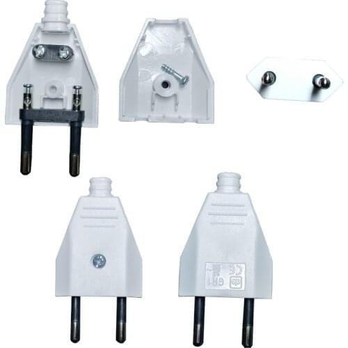 1 pcs EU plug for fixing with cable Germany French PL-2