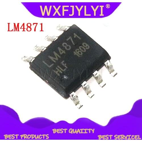 10PCS LM4871MX SOP8 LM4871 SOP 4871 SOP-8 3W Audio Power Amplifier with Shutdown Mode new and original