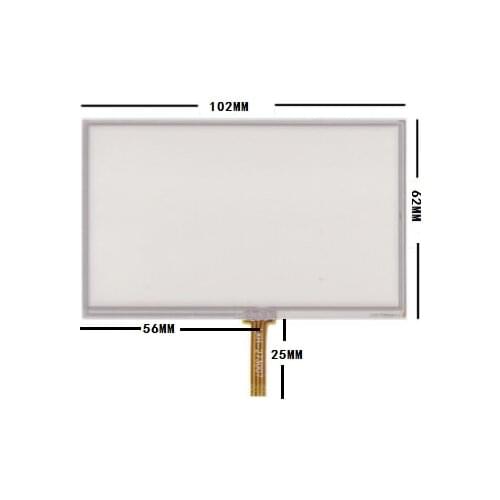 102*62 new 4.3 inch GPS navigation MP4 MP5 resistance touch screen 102MM*62MM Free shipping