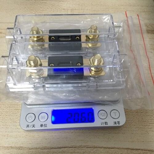 2PCS/LOT Amplifier Car Audio Distribution in line 0 4 8 GA Bolt on Fuse ANL Fuse Holder With ANL Fuse