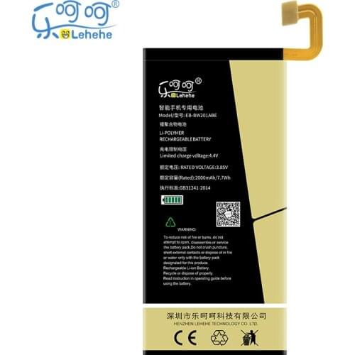 New LEHEHE EB-BW201ABE Battery for Samsung W2016 2000mAh High Quality Cellphone Battery Replacement with Tools Gifts