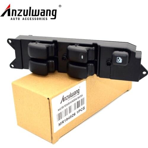 ANZULWANG MR194826 Power Window Master Switch For Mitsubishi Pajero Montero Shogun Lancer Outlander Galant
