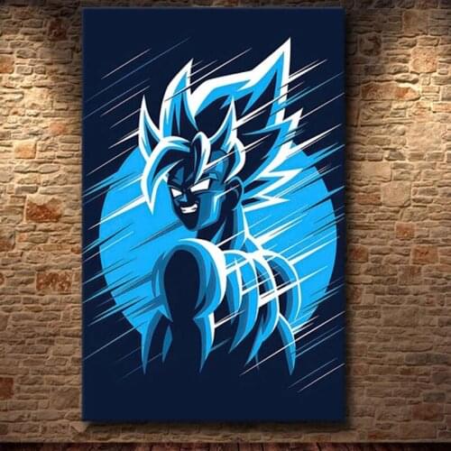 Canvas Big Wall Painting Poster Anime Poster Boys Wall Art Japanese Wall Pictures for Bedroom Christmas Gift