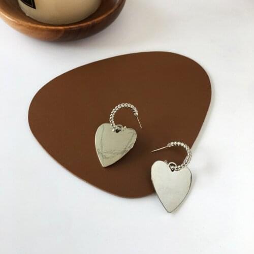Hearts Big Hyperbole Fashion Earrings European Luxury Korean Earings