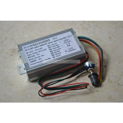 CK-3 PWM High Power DC Motor Speed Controller 12V-60V 25A 1000W