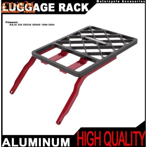 Motorcycle Rear Seat Luggage Rack Support Shelf Bar Luggage Rack For BAJA 250 XR250 XR400 XR 400 1996-2004 Accessories