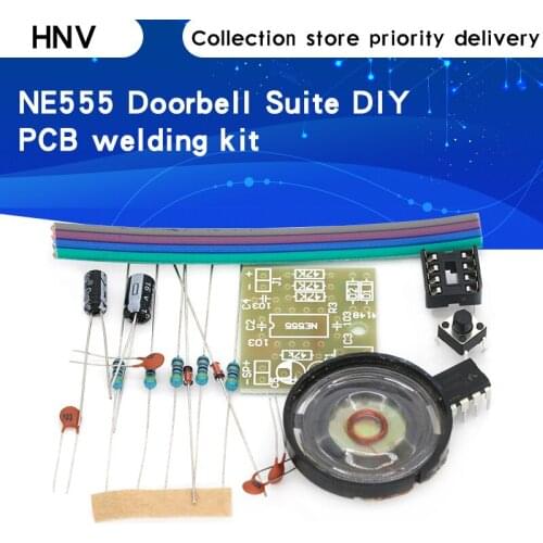 NE555 Doorbell Suite Electronic Production Doorbell Suite DIY Kit Ding dong doorbell PCB welding laboratory