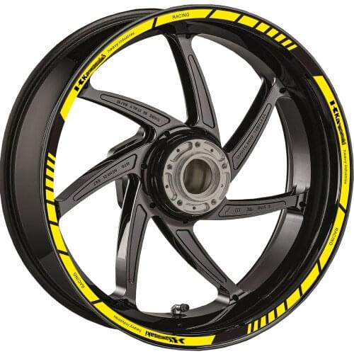 Motorcycle sticker Kawasaki Ninja 650 400zx6r zx10r zx14r Z250 Z400 z650 Z1000 modified wheel hub Decal rim edge sticker