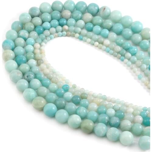 Xinyao Natural Beautiful Matte Beads Tianhe Stone Small Beads DIY Jewelry Making Necklaces Bracelets